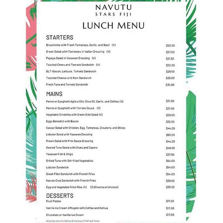 Navutu Stars Resort Matayalevu Ngoại thất bức ảnh
